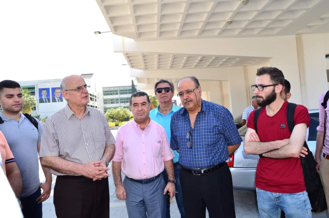 أفتتاح مشفى جامعة البعث