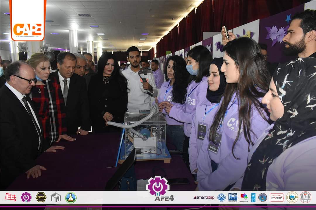 افتتاح معرض المشاريع التطبيقية المركزي الثالث في رحاب جامعة تشرين 