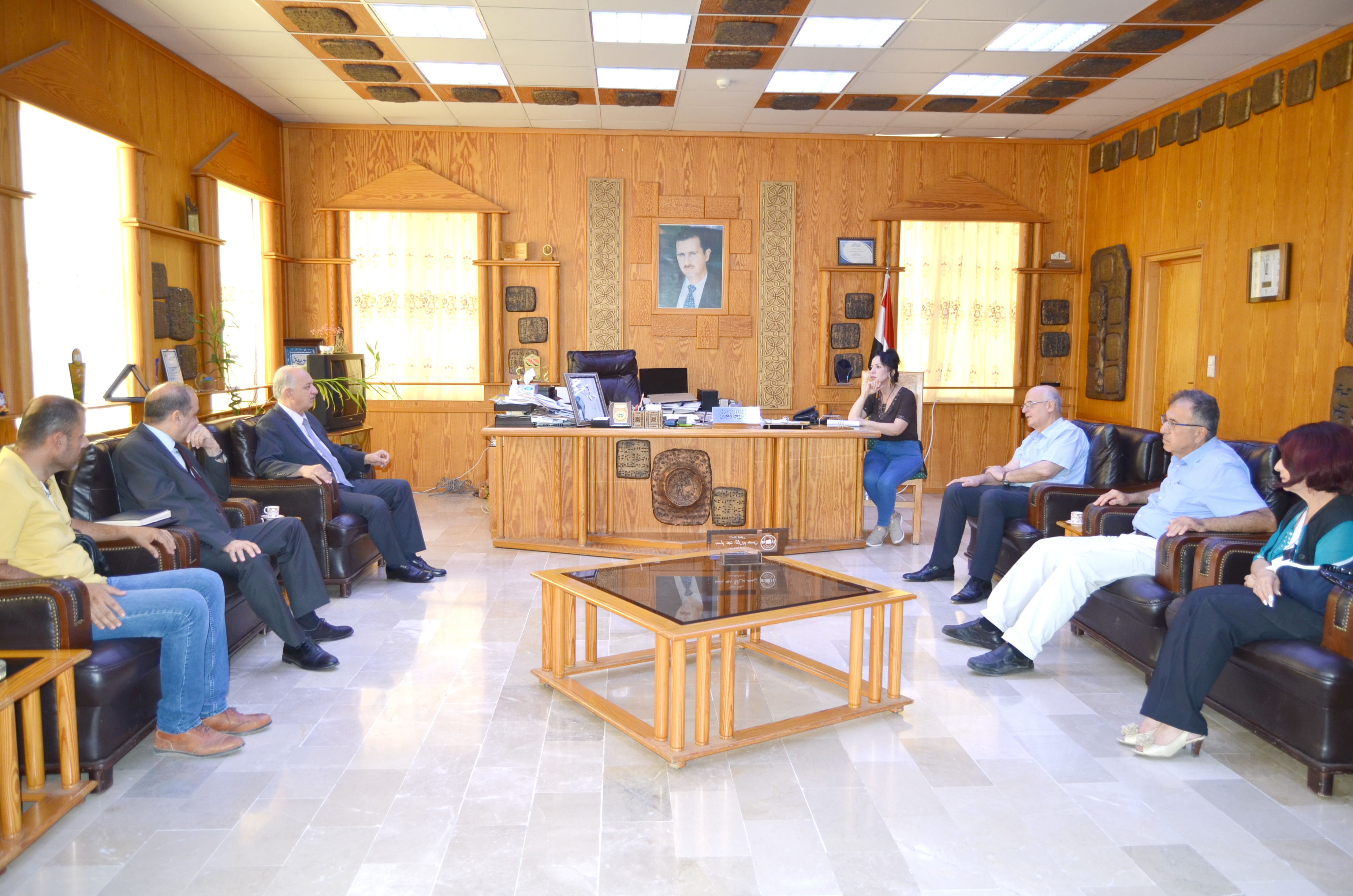Researching the possibility of scientific and research cooperation between Tishreen University and the Ministry of Water Resources