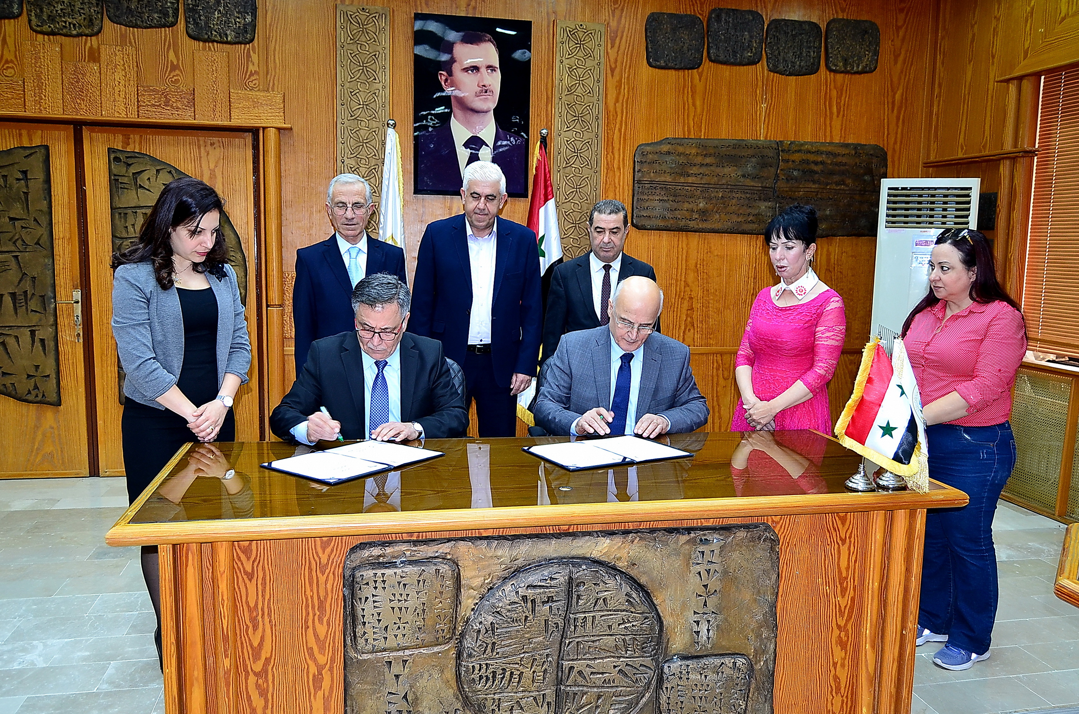 جامعة تشرين توقع اتفاق تعاون علمي مع جامعة الاندلس