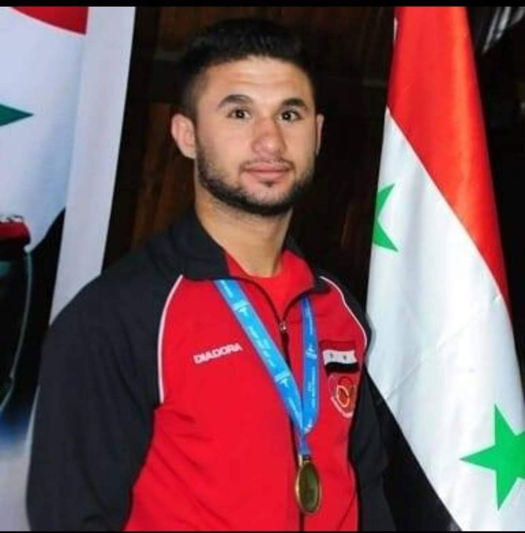 طالب كلية التربية الرياضية أحمد غصون يحرز الميدالية الذهبية في دورة ألعاب البحر الأبيض المتوسط -وهران 2022-