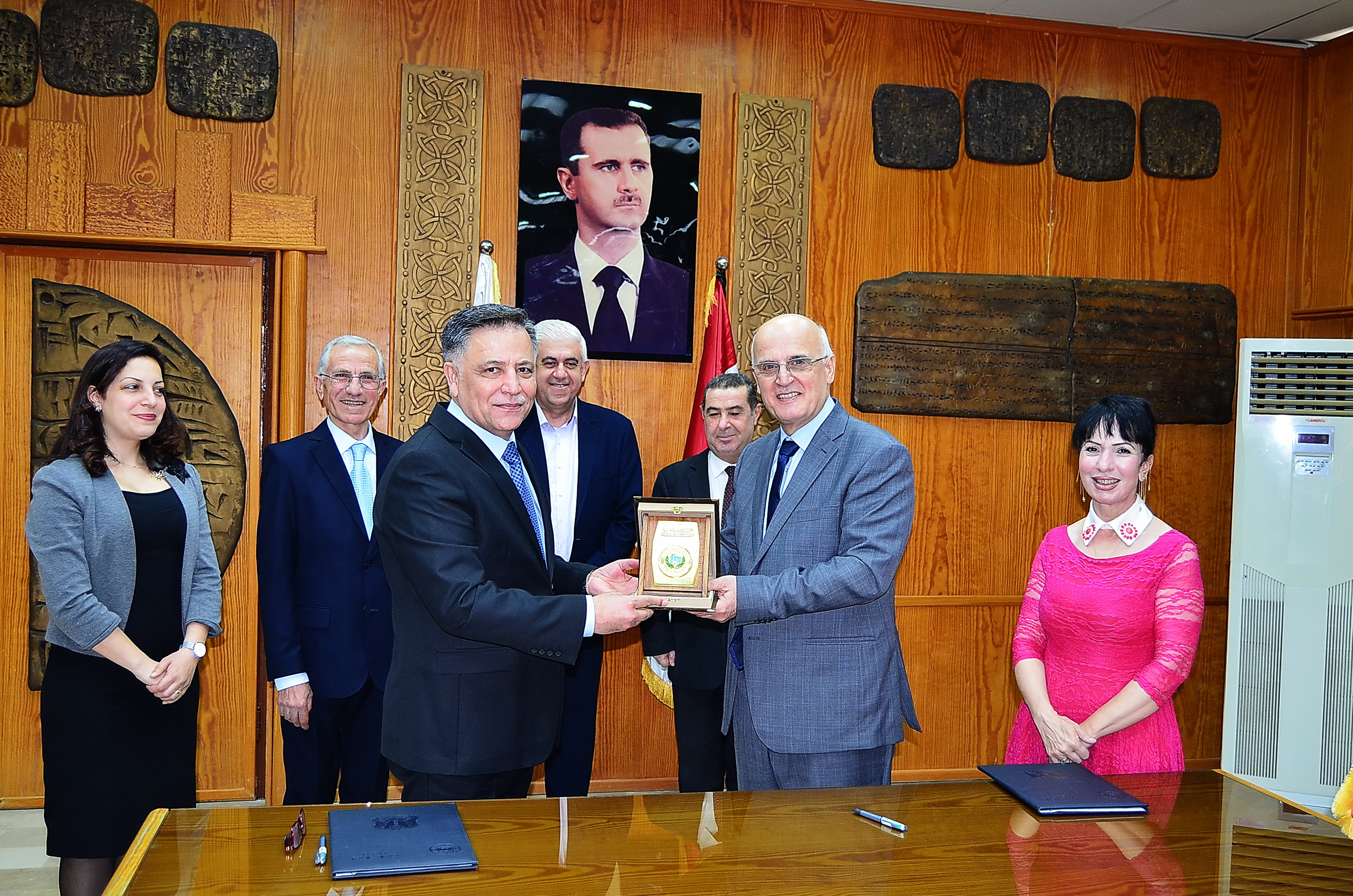 جامعة تشرين توقع اتفاق تعاون علمي مع جامعة الاندلس