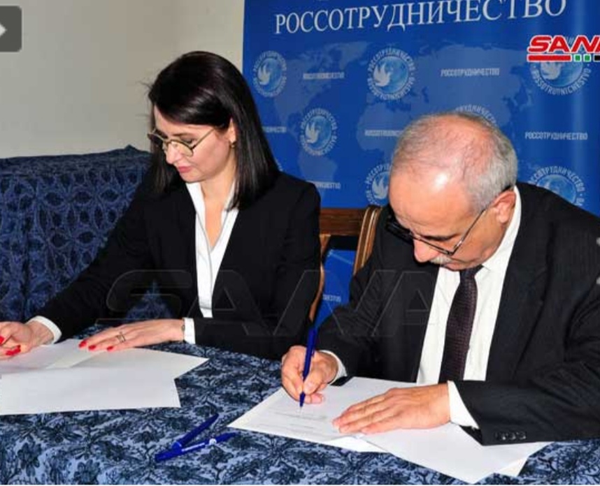 مذكرة تفاهم لتعزيز التعاون بين جامعة تشرين وجامعتين روسيتين