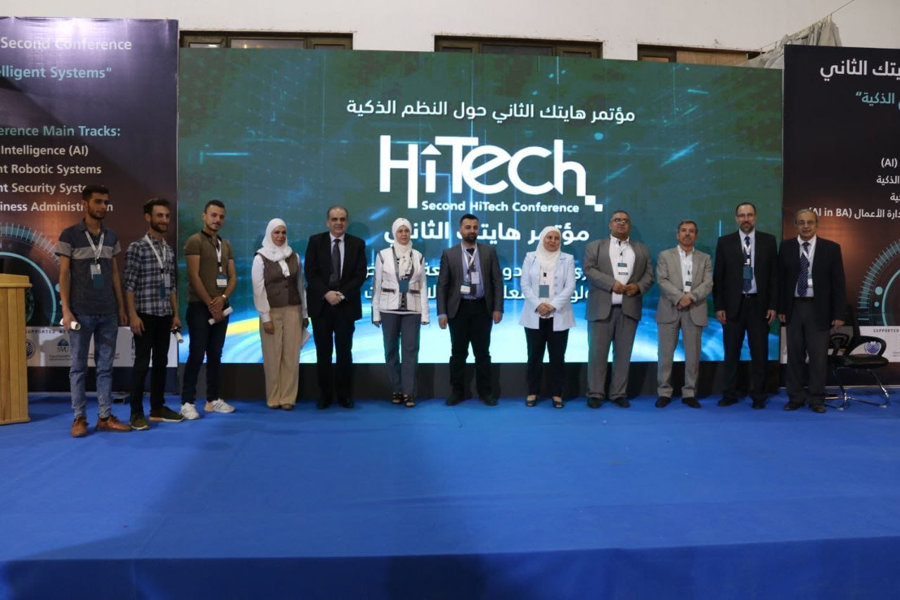 إنجاز جديد لنادي الروبوت في جامعة تشرين في مؤتمر HiTech الثاني في مدينة المعارض بدمشق