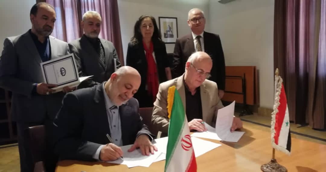 توقيع بروتوكولات تعاون بين جامعتي تشرين و حلب مع جامعة مالك الأشتر الصناعية الايرانية