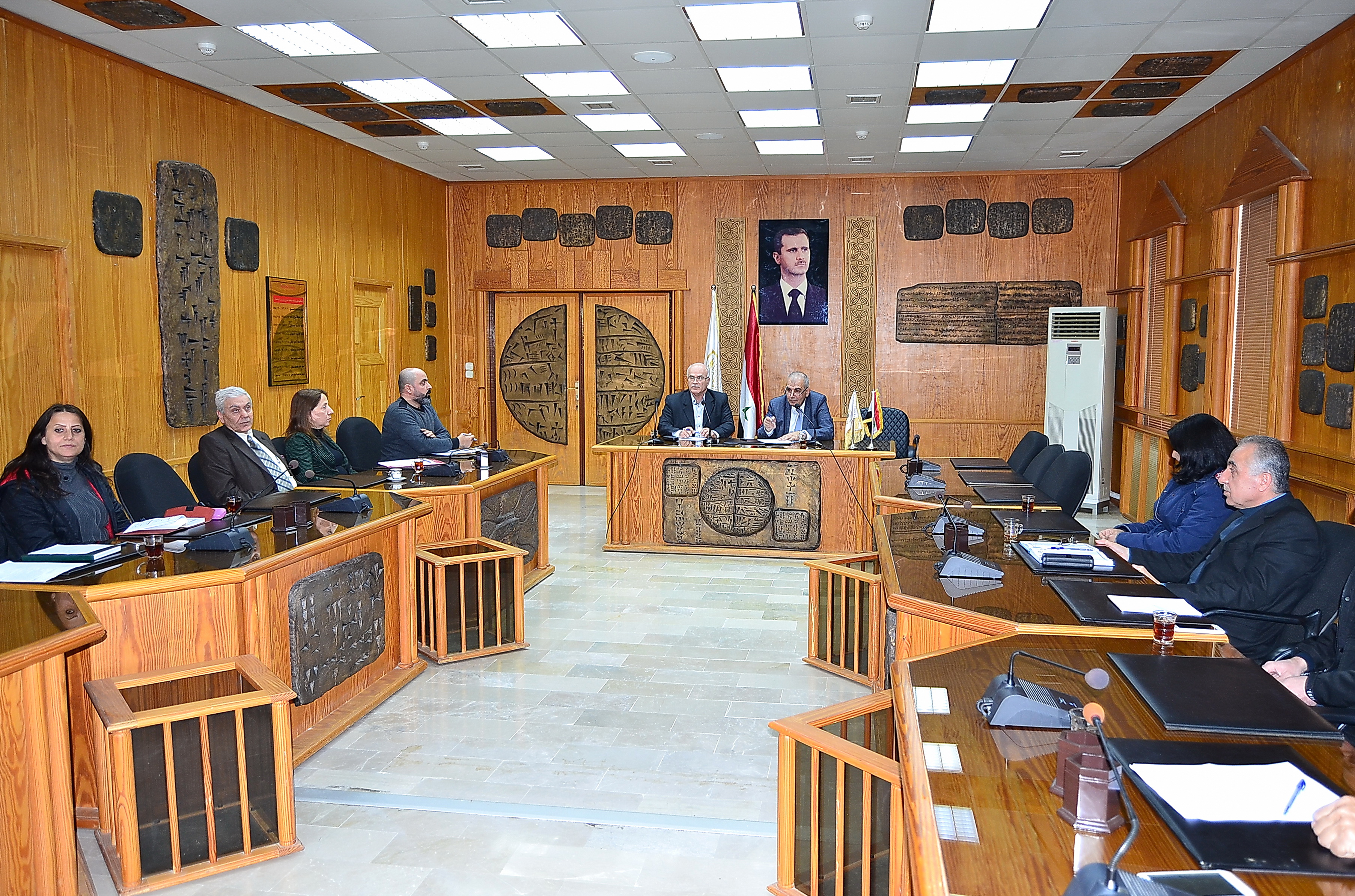 اجتماع لمناقشة واقع المعاهد التقانية التابعة لجامعة تشرين 